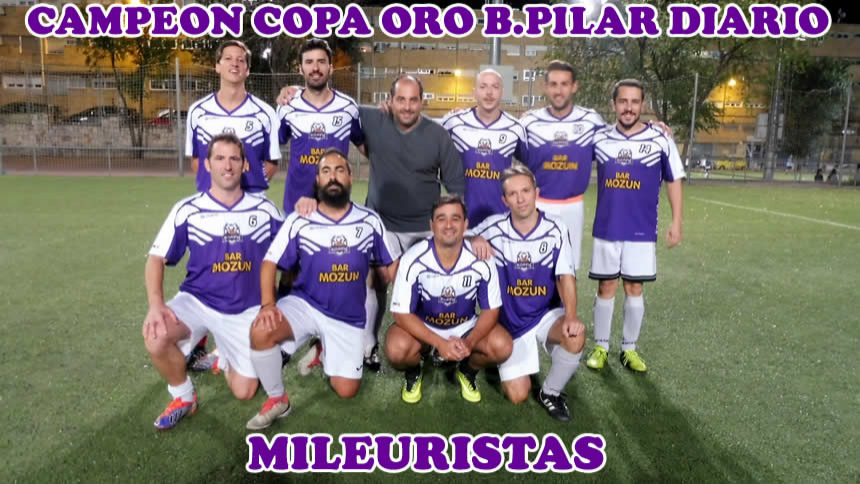 CAMPEON COPA PRIMAVERA ORO; BARRIO DEL PILAR DIARIO